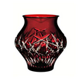 Waterford Jeff Leatham Fleurology Cleo Cachpot 8", Ruby
